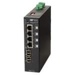 RuggedNet GHPoE Si 2xLC 4xRJ-45 2xDC
