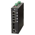 RuggedNet GPoE+ Mi 2xSFP 4xRJ-45 1xDC