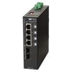RuggedNet GPoE+ Si 2xSFP 4xRJ-45 2xDC