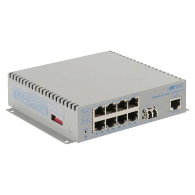 OmniConverter GPoE+ M 1xLC 8xRJ-45