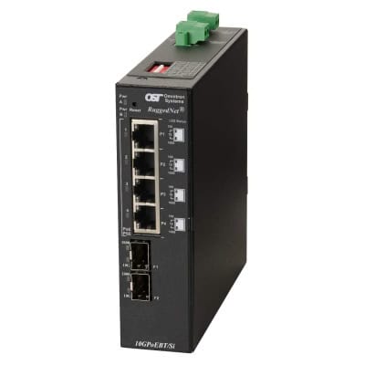 RuggedNet 10GPoEBT Si 4-RJ-45 2x DC