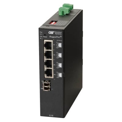 RuggedNet G Si 1xLC 4xRJ-45 2xDC