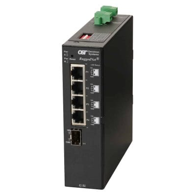 RuggedNet G Si 1xSFP 4xRJ-45 2xDC